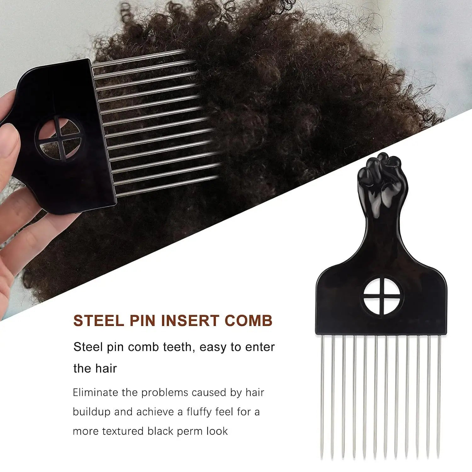 Twist Sponge Oval Double Sides Magic Hair Brush Natural Afro