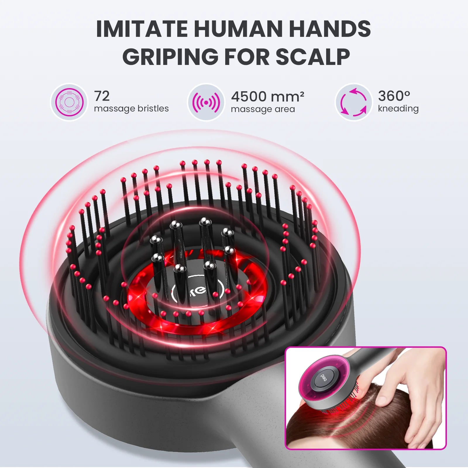 Original Breo Scalp3 Scalp Massaging Brush
