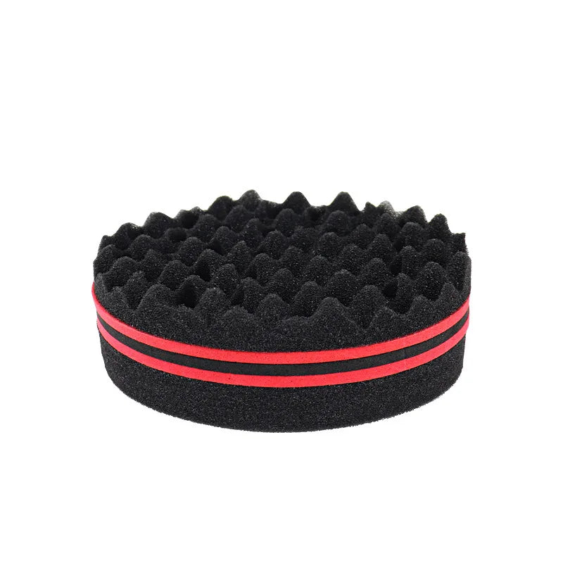 Twist Sponge Oval Double Sides Magic Hair Brush Natural Afro